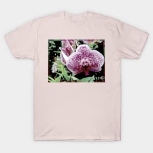Retro Purple Orchid T-Shirt